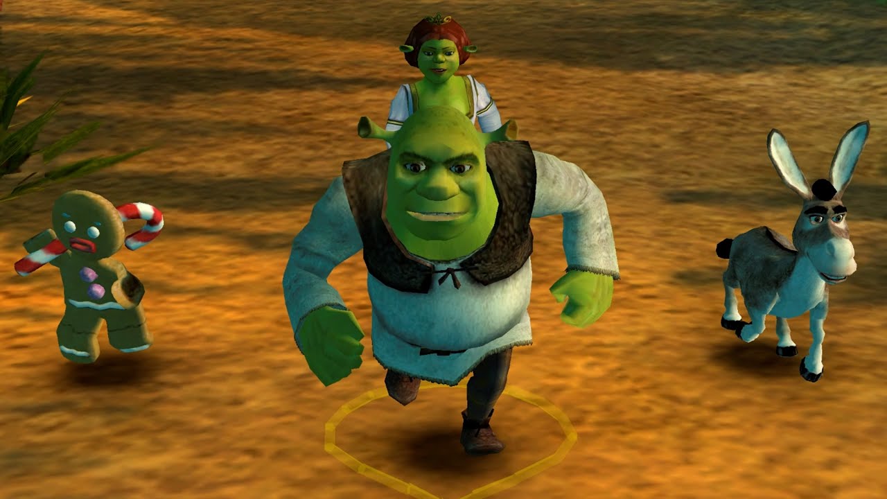Shrek 2 on the gamecube